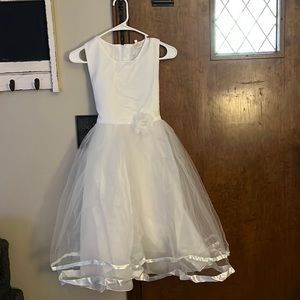 white kids dress